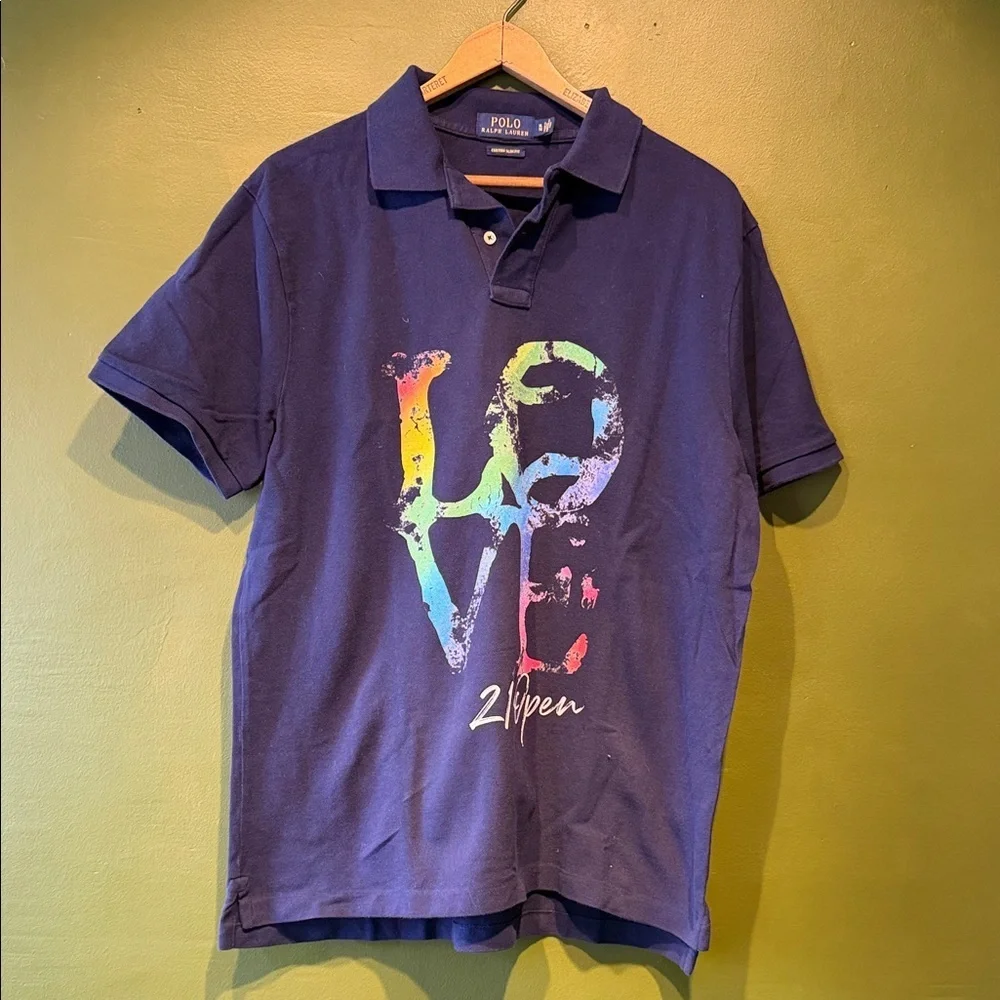 Polo by Ralph Lauren Multicolor Graphic Men's Polo